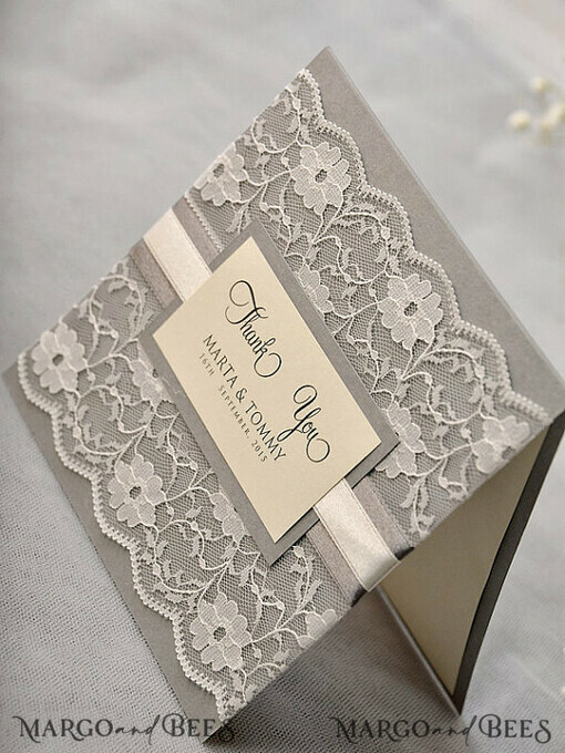 THANK YOU CARDS Photo Frame Thank you Wedding Set