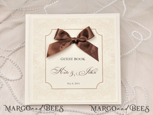 WEDDING GUEST BOOKS Spitze  
 Benutzerdefiniertes Hochzeits-Gästebuch