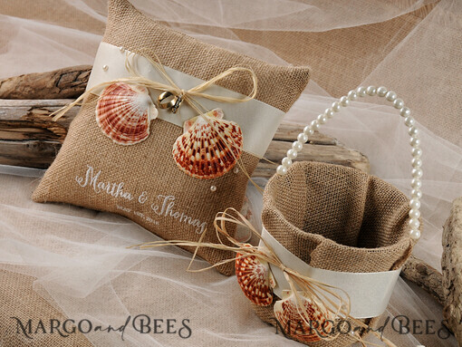 BASKET, PILLOWS & SHOES shabby chic basket