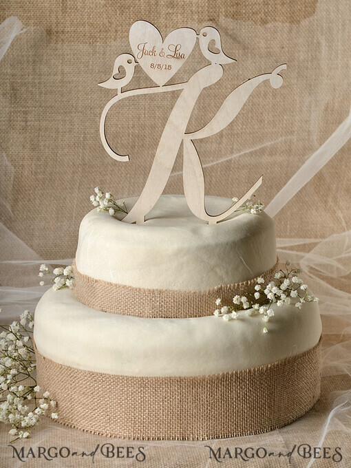 CAKE TOPPER RUSTIC cake topper, vintage