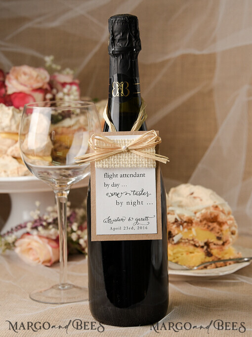 DRINKS LABELS Rustic drink labels