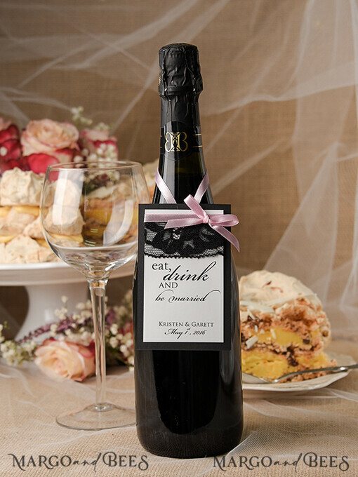 DRINKS LABELS Rustic prosecco label