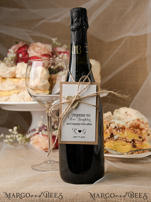DRINKS LABELS Rustic drink labels