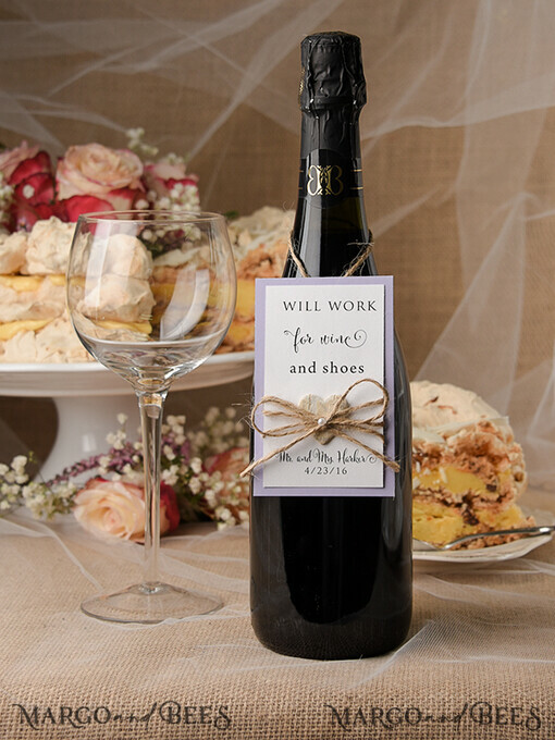 DRINKS LABELS Rustic drink labels