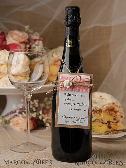 DRINKS LABELS Rustic drink labels