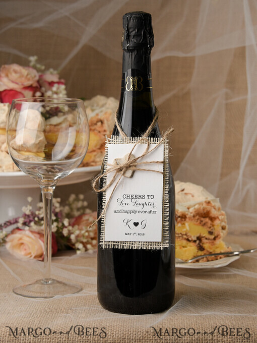 DRINKS LABELS Rustic wine label