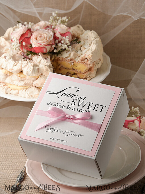 CAKE BOX RUSTIC wedding cake boxes