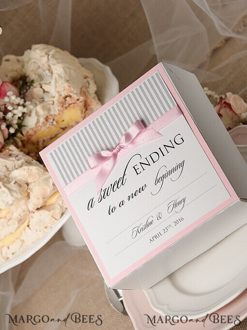CAKE BOX RUSTIC wedding cake box