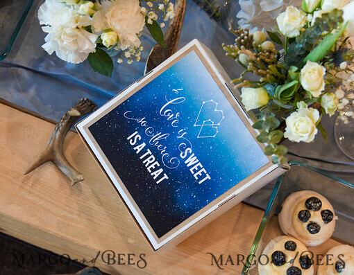 CAKE BOX RUSTIC customised favour Boxes