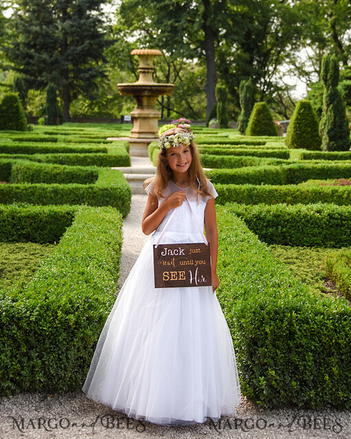 FLOWER GIRL / Page Boy SIGNS rustic Personalised wood wedding sign, Wooden Page boy sign, Wood Engraved flower girl sign, flower girl wedding day sign, rustic wedding decor for flower girl, daddy here comes mummy, here comes the bride