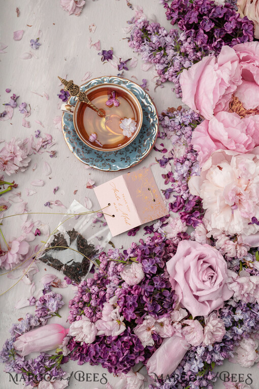 WEDDING FAVORS Wedding Favor Tea Bags  cute wedding favor cards, personalized tea  / coffee  bags