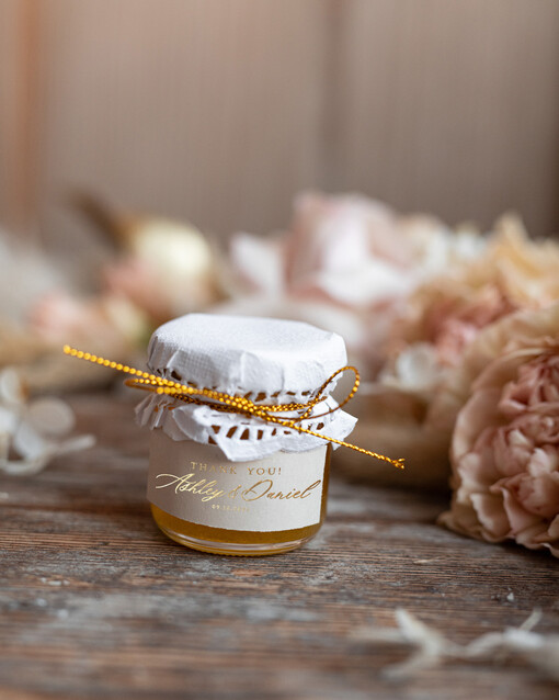 WEDDING FAVORS Wedding Favors Honey Jars Wedding Honey Jar, Wedding Luxury Favor, Gold Wedding Bee Jar