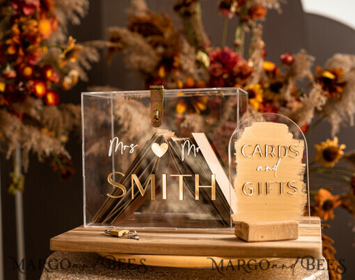 CARD BOXES acrylic Cards box Elegant Clear wedding Set  acrylic card box with Lock and sign cards & gifts, Personalized Wedding Card Box, Clear Card Box, Wedding Card Box with Lid, Wedding Money Box, Wedding Card Holder