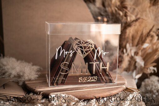 CARD BOXES acrylic Cards box Geometric heart Clear wedding wishing well acrylic money gift card box, Personalized Wedding Card Box, Acrylic Card Box, Wedding Card Box with Lid, Wedding Money Box, Wedding Card Box, Wedding Card Holder