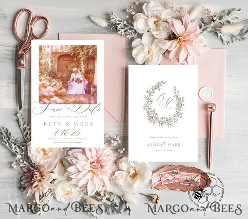 TEMPLETT save the date Fine Art save the date card template, Instant download save our date card, Elegant save the date cards Set Printable Wreth1