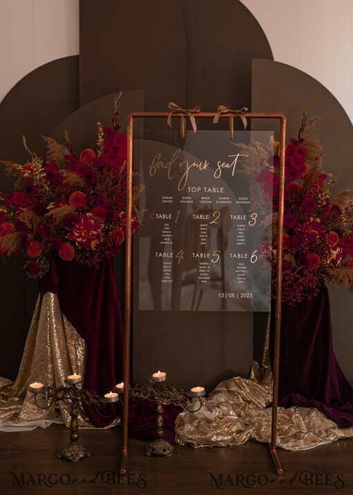 TABLE PLANS AND WEDDING WELCOME SIGNS plexi gold / velvet beige velvet and Gold Modern velvet Seating Chart, 3d Elegant Find Your Seat - Seating Plan , Luxury Wedding Table Plan, Wedding Decoration with golden letters - Golden Reception Signage - Custom Ceremony Sign