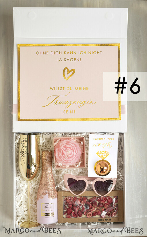 BRIDESMAID/BEST MAN BOX Trauzeugin Geschenk Fragen Box XXL Trauzeugin Geschenk Fragen Box, Brautjungfer Trauzeuge, Möchtest Du meine Trauzeugin sein Box, Geschenkschachtel, Trauzeuge Fragen