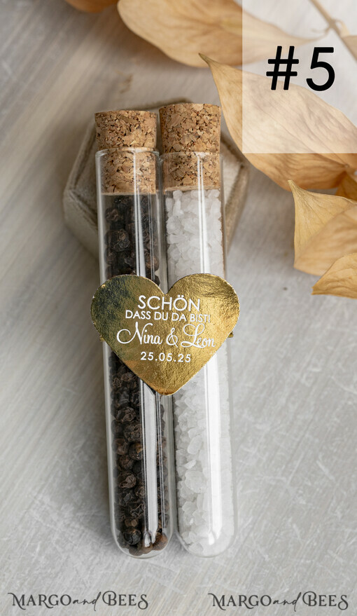 WEDDING FAVORS Gastgeschenke Hochzeit Gastgeschenke Hochzeit, wir gehören zusammen wie Salz und Pfeffer. Gastgeschenk Pfeffer & Salz für Eure Hochzeitsgäste, Gastgeschenk Hochzeit Brautpaar Pfeffer & Salz mit Namen.