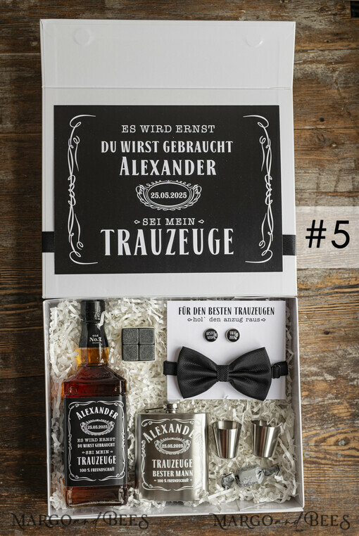 BRIDESMAID/BEST MAN BOX Trauzeuge Fragen Geschenkbox Trauzeuge Fragen Geschenkbox Willst du mein Trauzeuge sein