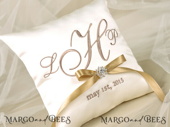 RING BEARER BOXES & PILLOWS elegance ring pillows Handmade Elegance Wedding Ring Pillow • Classic Ring Bearer Pillow • Custom Glamour Ring Bearer 02/hfh/pod