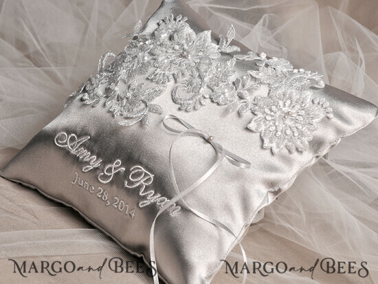 RING BEARER BOXES & PILLOWS vintage ring pillows Handmade Lace Wedding Ring Pillow • Vintage Ring Bearer Pillow • Custom Glamour Ring Bearer 09/vin/pod