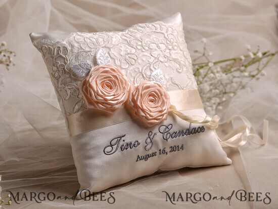 RING BEARER BOXES & PILLOWS vintage ring pillows Vintage wedding Ring Pillow • Custom Ring Bearer Pillow • Boho Glam Ring Bearer 15/vin/pod