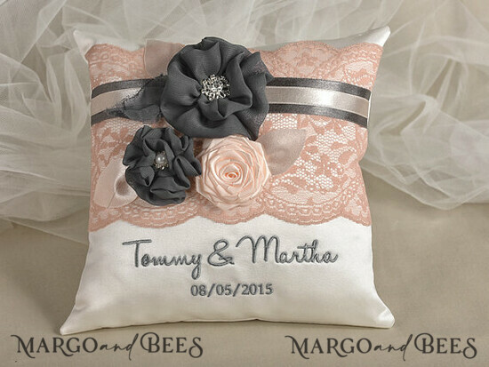 RING BEARER BOXES & PILLOWS vintage ring pillows Wedding Ring Pillow • Presonalised Ring Bearer Pillow • Custom Wedding Ring Bearer 29/vin/pod