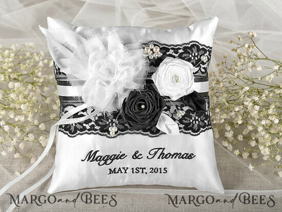 RING BEARER BOXES & PILLOWS vintage ring pillows Handmade Lace Wedding Ring Pillow • Vintage Ring Bearer Pillow • Custom Glamour Ring Bearer 31/vin/pod