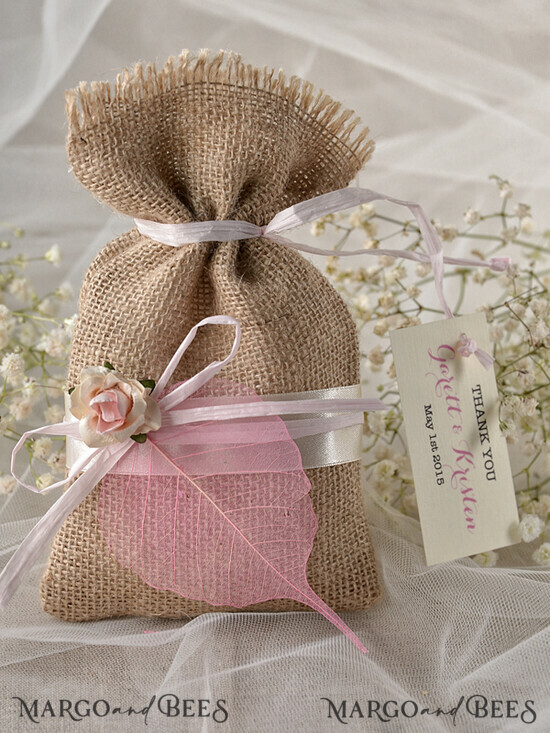 HOCHZEITSGESCHENKE Rustikale Jutesäckchen als Geschenke Hochzeitsgeschenk, Rustikale Jute-Geschenktüten 12/bp/bg