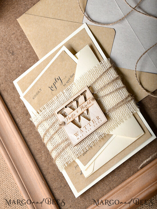 WEDDING INVITATIONS forest / Mountains / woodland theme Wedding invitations custom colors, rustic barn invites 10/wood/z