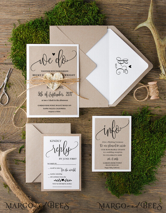 WEDDING INVITATIONS Elegant Invites Classic Cards White wedding invitations, white wedding cards, white wedding stationery, white wedding accessories, eco paper, eco wedding invitations, eco paper wedding invitations, ecofriendly wedding invitations, black lettering, calligraphy, burlap, burlap twine, wooden heart, birch heart, classic wedding invitations, we do wedding cards, rustic wedding invitations, rustic wedding, cheap wedding invitations, affordable wedding invitations 01A/CG/z