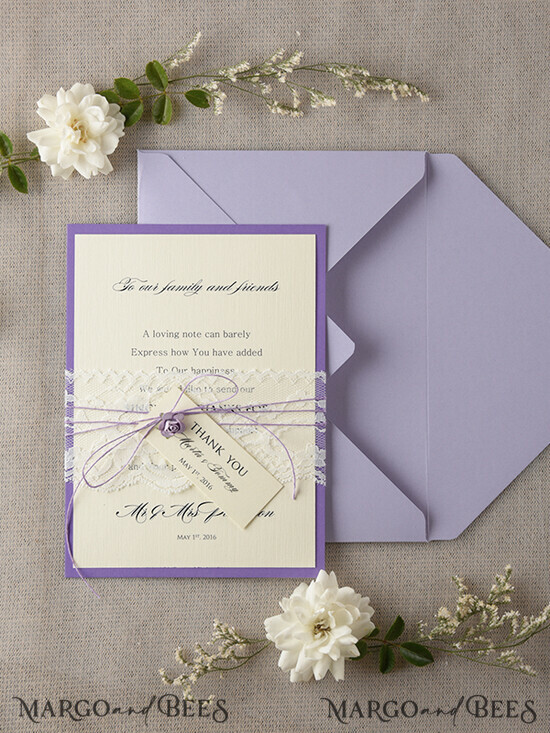 DANKE-KARTEN  
 rustikal Dankeskarten zur Hochzeit 22/rts/THC