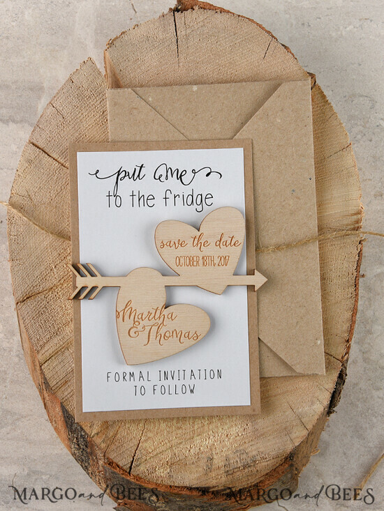 SAVE THE DATES rustic boho magnets Unique Save the Date, Fridge Magnet 002/mg/std