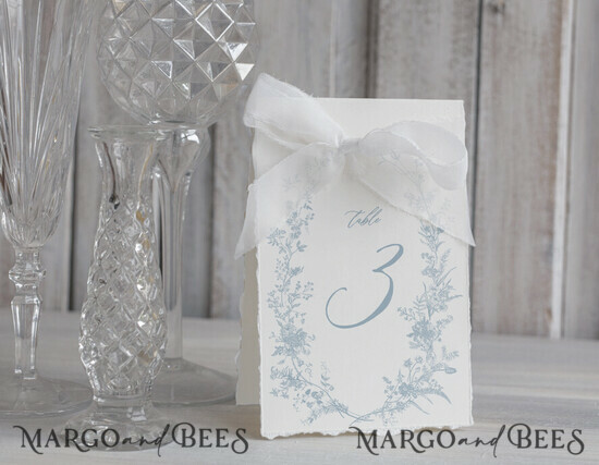 TABLE DECOR SIGNS glitter Elegant Hand Torn Edge with silk ribbon Wedding Table Number – Luxury Vintage Tent Card 12/Desu/tn25