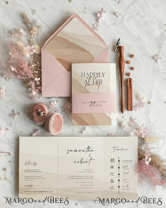 WEDDING INVITATIONS Modern Invites Floral Cards Wedding invitations designs, Bohemian wedding invitation Suite • Luxury Wedding Invitation Suite • Handmade wedding Stationery 1/band/z