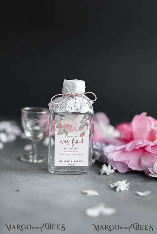 HOCHZEITSGESCHENKE Hochzeits-Kater-Kits Gäste bevorzugen Ideen, Kater-Kit-Flasche 300/ROSEKAL/but
