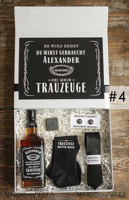 Brautjungfer/Trauzeuge Box Trauzeuge Fragen Geschenkbox Trauzeuge Fragen Geschenkbox Willst du mein Trauzeuge sein 04/tr/debox