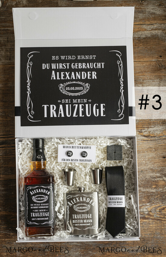 Brautjungfer/Trauzeuge Box Trauzeuge Fragen Geschenkbox Trauzeuge Fragen Geschenkbox Willst du mein Trauzeuge sein 02/tr/debox