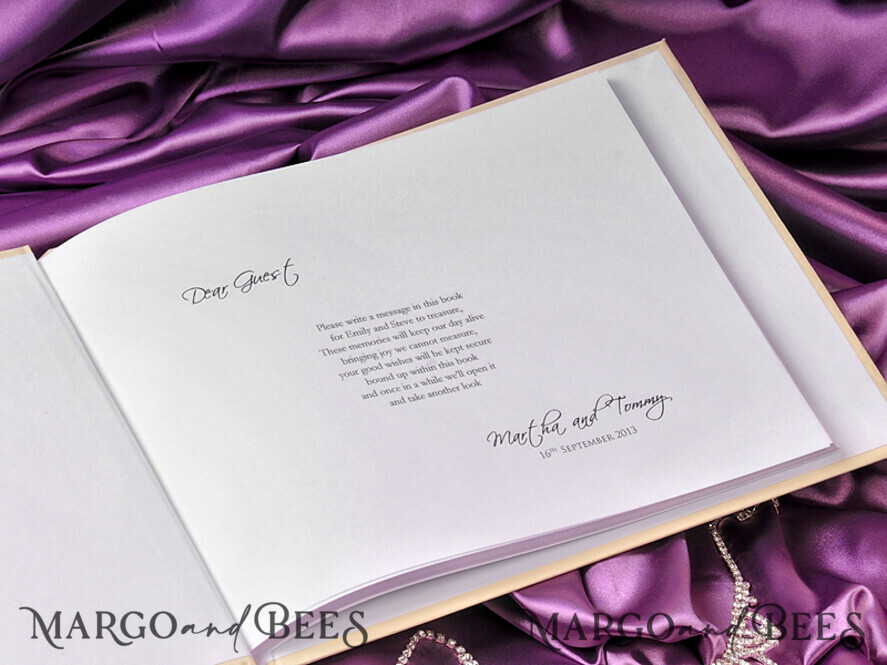 Preonalised wedding Guestbook