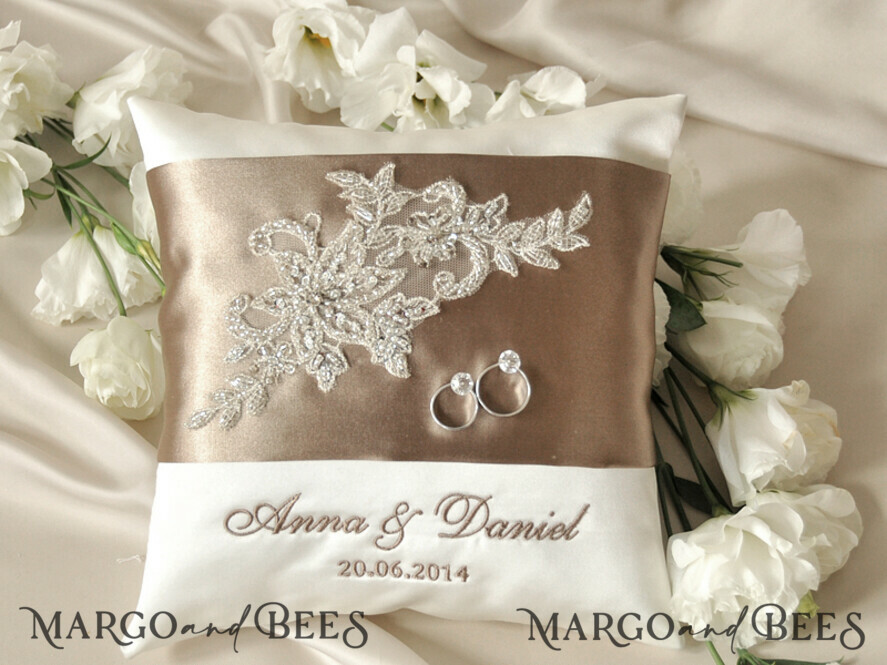 RING BEARER BOXES & PILLOWS crystal wedding bearers