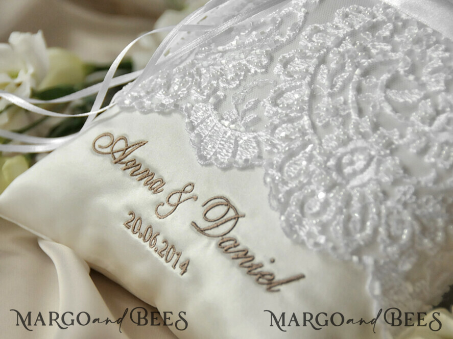 RING BEARER BOXES & PILLOWS crystal ring box