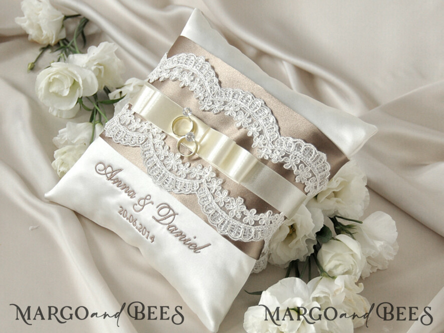 RING BEARER BOXES & PILLOWS crystal wedding bearers