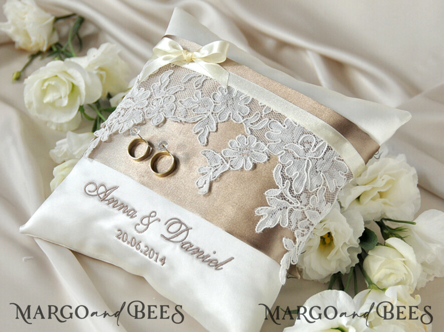 RING BEARER BOXES & PILLOWS crystal ring box