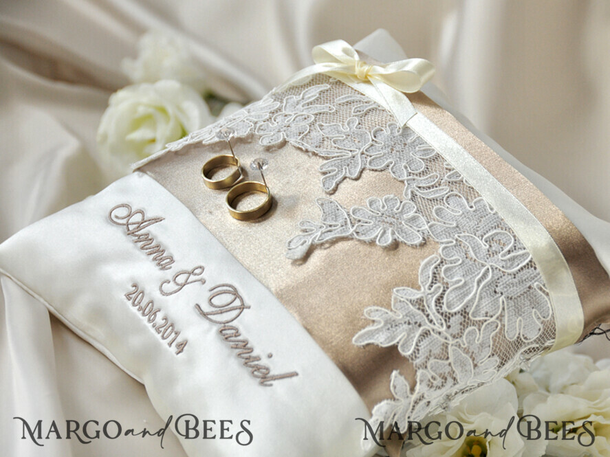 RING BEARER BOXES & PILLOWS crystal ring box