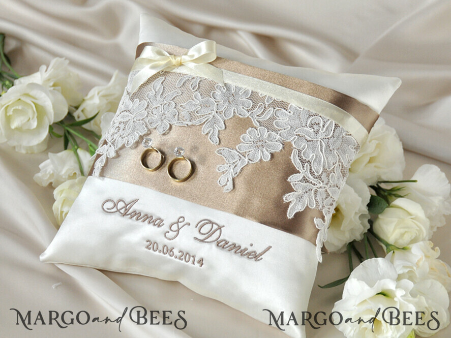 RING BEARER BOXES & PILLOWS crystal ring box