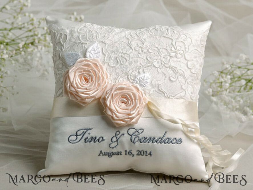 RING BEARER BOXES & PILLOWS crystal ring box