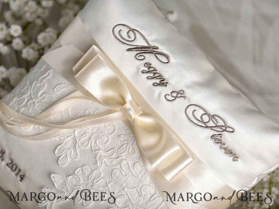 RING BEARER BOXES & PILLOWS crystal wedding pillow
