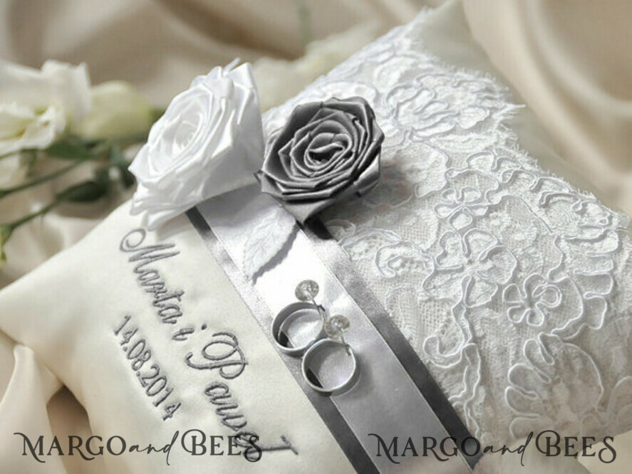 RING BEARER BOXES & PILLOWS crystal wedding pillow