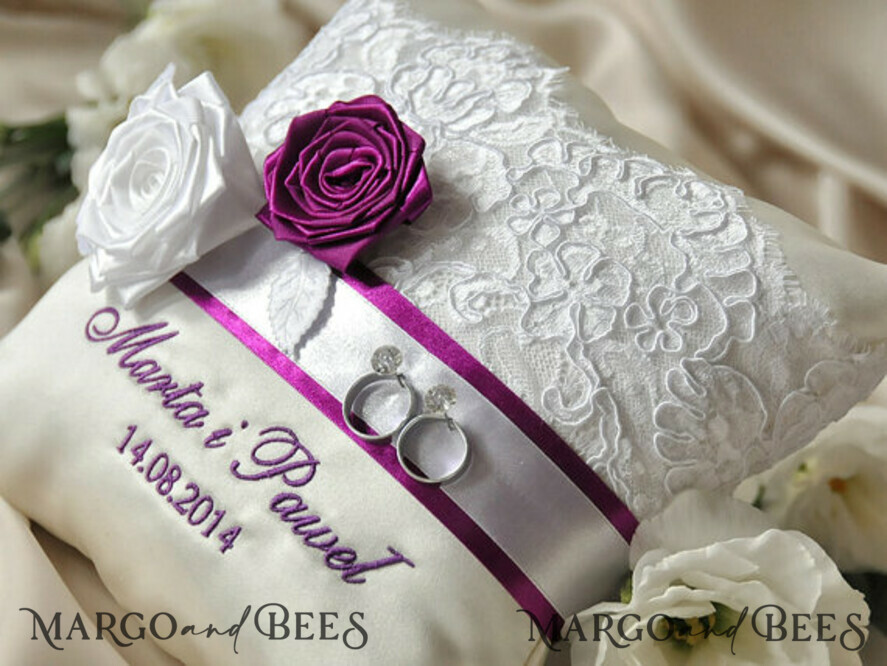 RING BEARER BOXES & PILLOWS crystal wedding bearers
