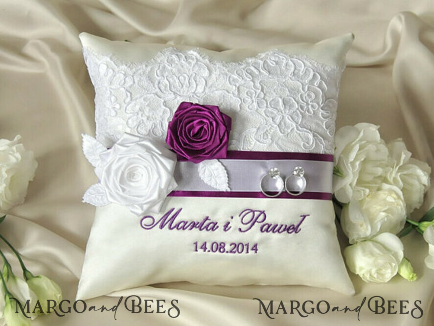 RING BEARER BOXES & PILLOWS crystal wedding bearers
